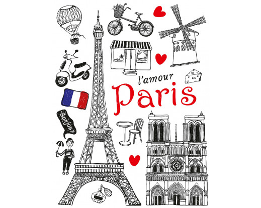 F 1039 Párizs Paris falmatrica